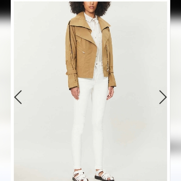 NWT TopShop JAMIE HIGH WAIST ANKLE SKINNY JEANS IN WHITE Sz W24(0)L28 - Picture 9 of 9